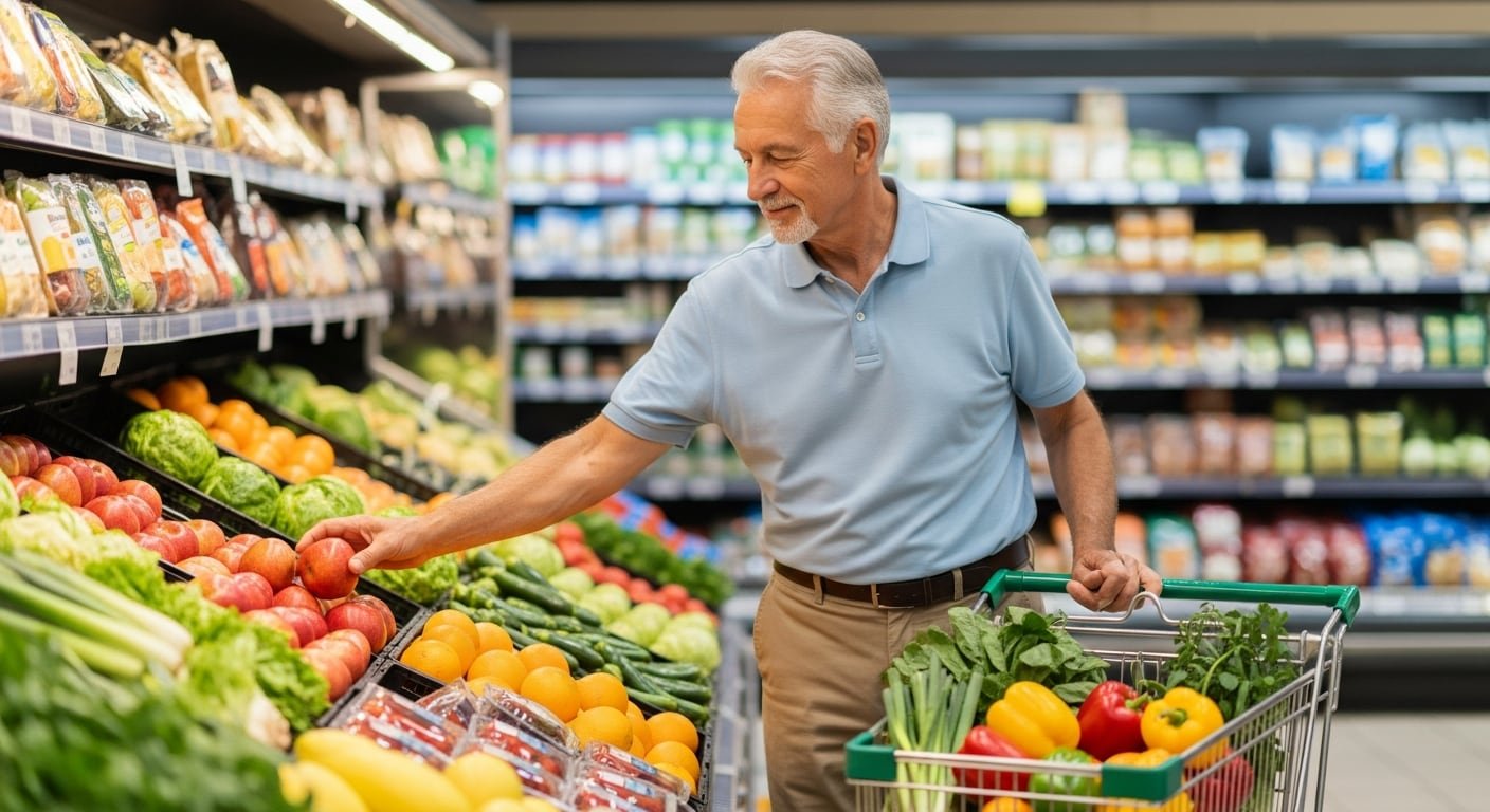El error nutricional más frecuente en adultos mayores es la baja ingesta de proteína y de variedad alimentaria, lo que eleva el riesgo de sarcopenia y fragilidad.