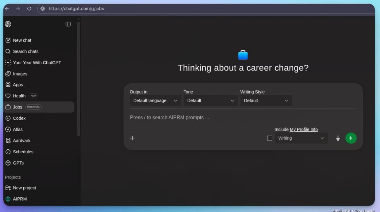 Tibor Blaho publicó lo que será la nueva función de ChatGPT. (Foto: X)