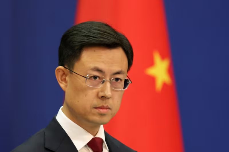 El portavoz del Ministerio de Relaciones Exteriores de China, Guo Jiakun, en Pekín. Afirmó que China seguirá combatiendo 
