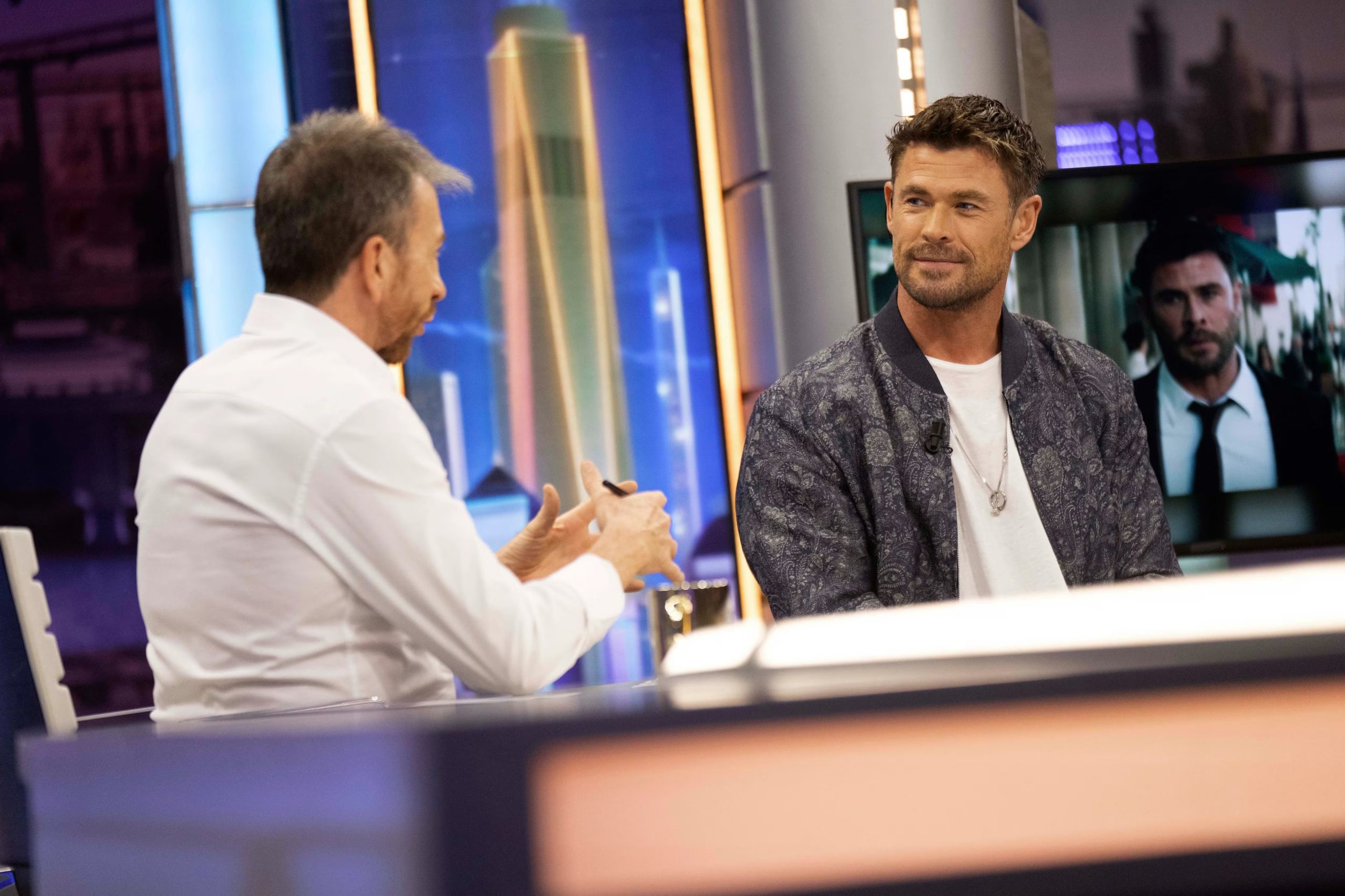 Chris Hemsworth y Pablo Motos en 'El Hormiguero' (Atresmedia)