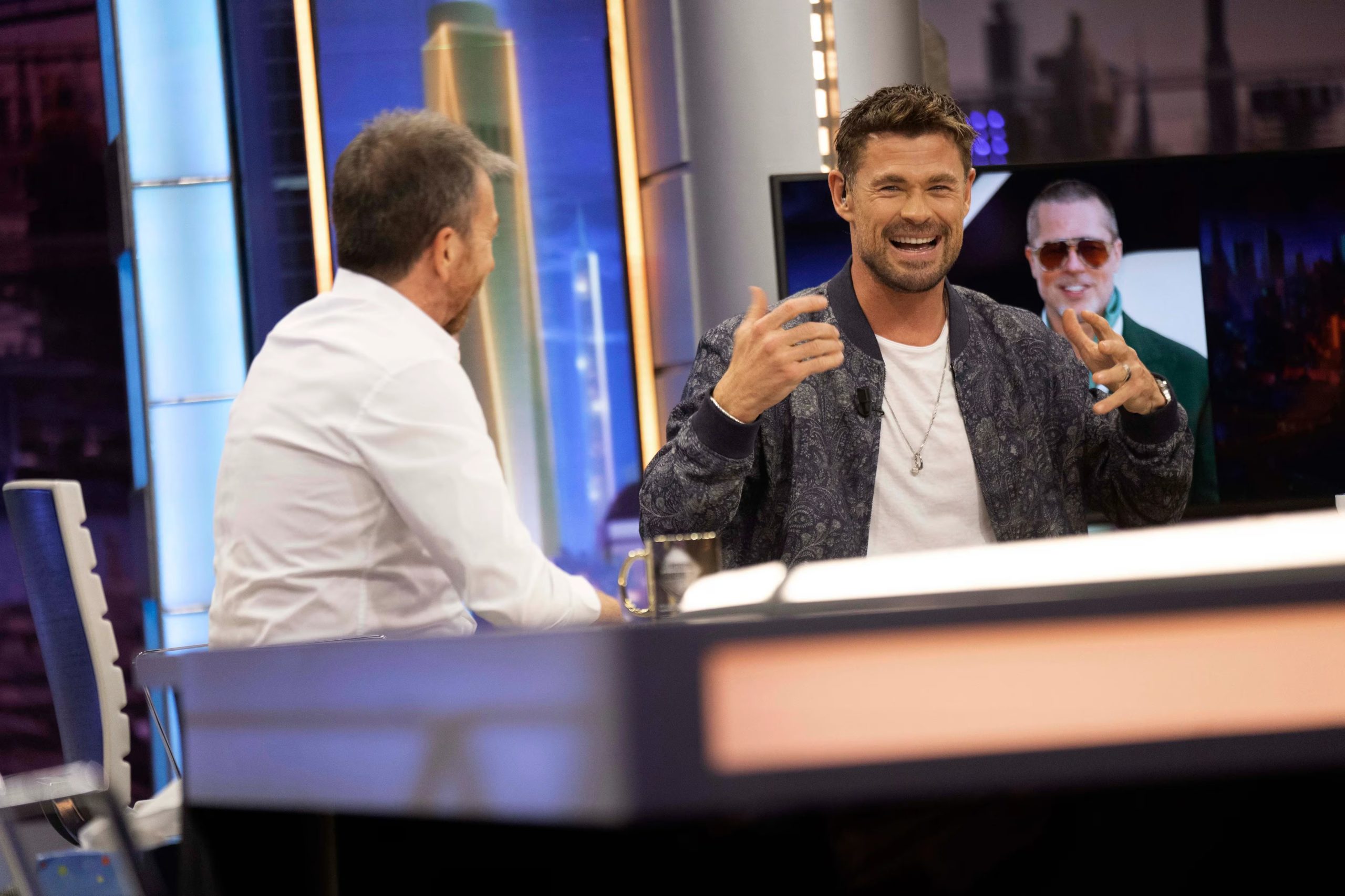 Chris Hemsworth y Pablo Motos en 'El Hormiguero' (Atresmedia)