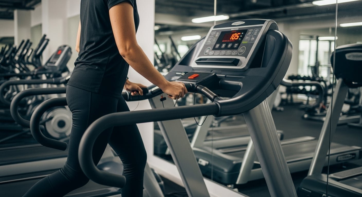 Una persona realiza ejercicio cardiovascular en una cinta en un gimnasio. (Imagen Ilustrativa Infobae)