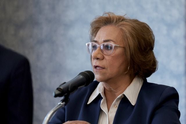 Rosa Villavicencio, en su condición de canciller, celebró la designación de Colombia como miembro no permanente del Consejo de Seguridad de la ONU - crédito Luisa González/REUTERS