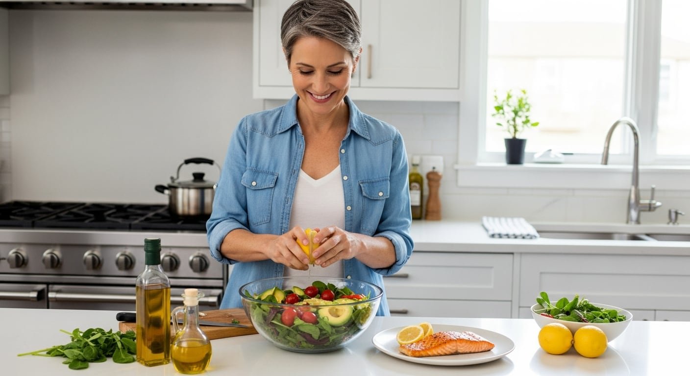 En la mediana edad, la alimentación debe priorizar ácidos grasos omega 3, proteínas saludables, calcio y vitamina D para proteger el corazón, huesos y músculos (Imagen Ilustrativa Infobae)