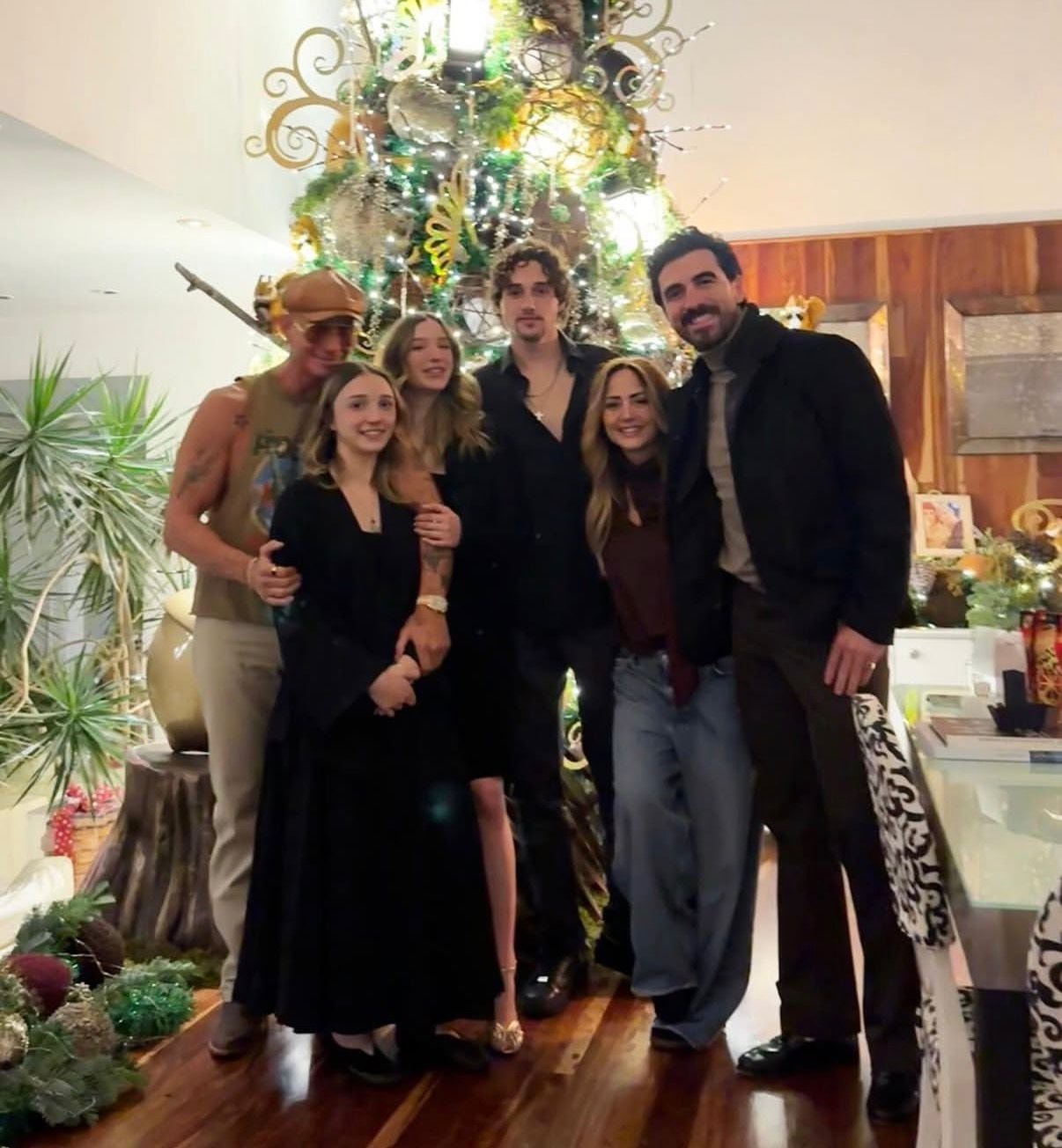 Luis Carlos Origel celebró la Navidad de 2025 con los Rubín Legarreta. (@andrealegarreta)