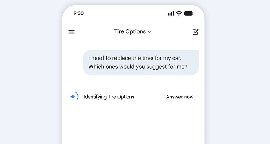 Gemini accede a los datos necesarios para responder a solicitudes específicas. 
(blog.google)