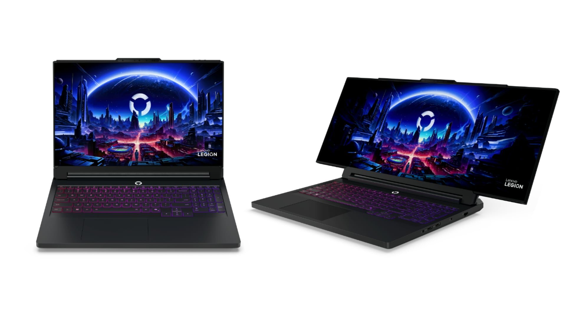 La Legion Pro Rollable Concept ofrece una pantalla que pasa de 16 a 24 pulgadas pulsando una sola tecla. (Lenovo)