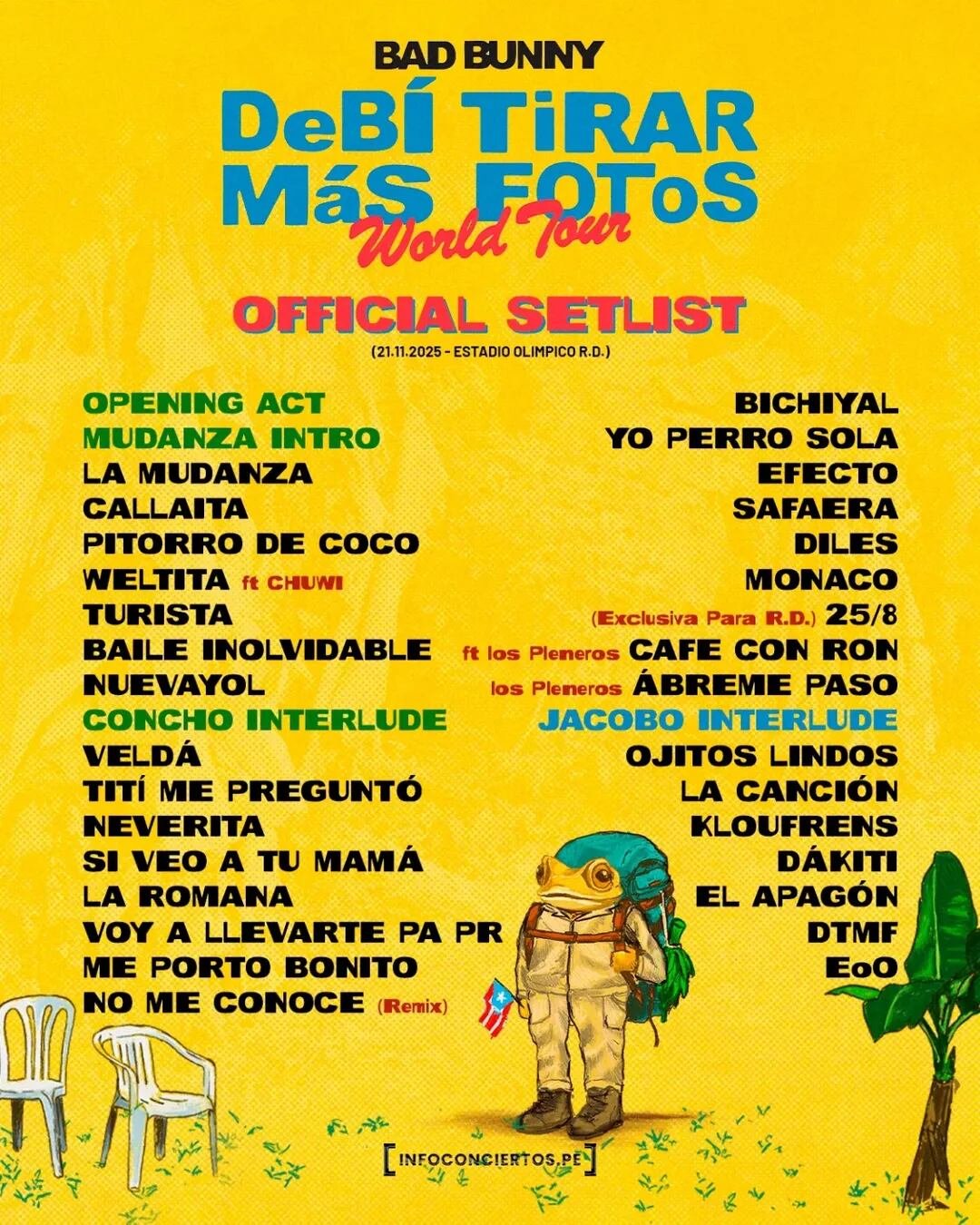 Bad Bunny y el posible setlist que cantará en Estadio Nacional de Lima. IG