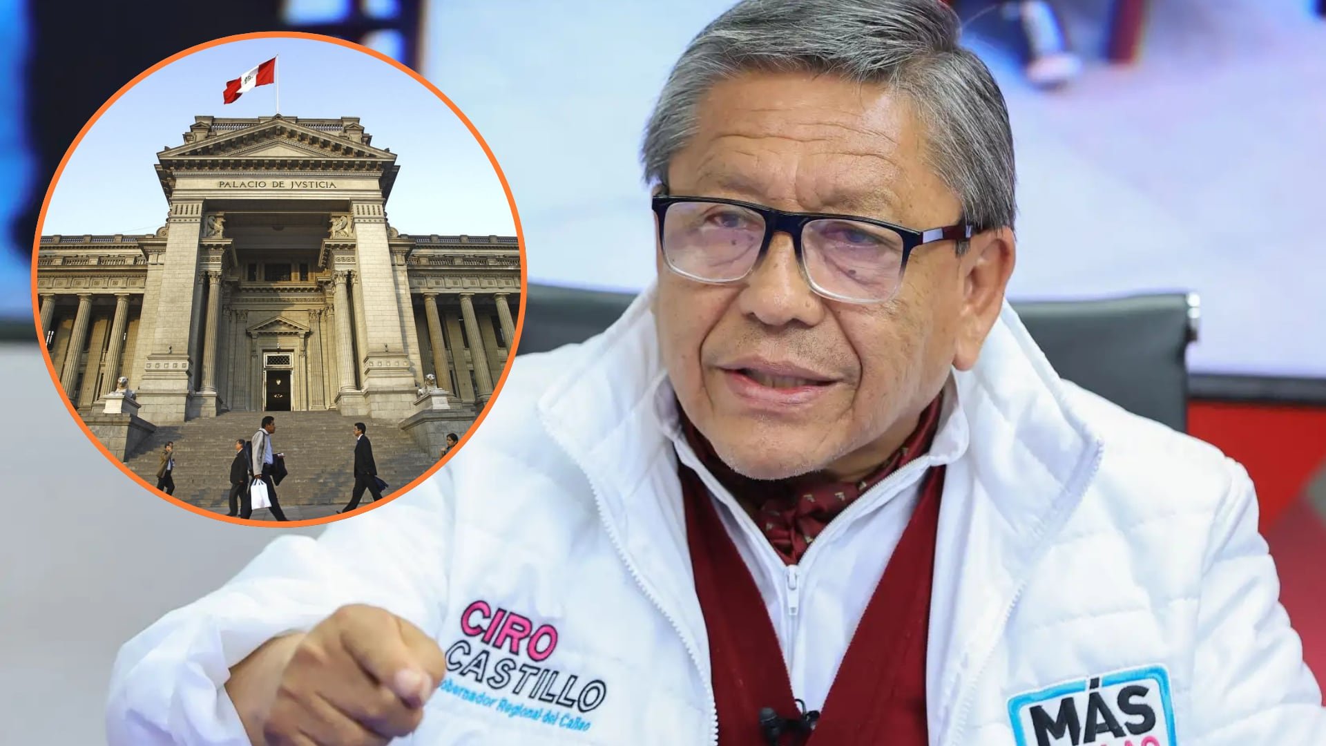 Poder Judicial ratifica detención preliminar por 15 días contra el gobernador del Callao, Ciro Castillo Rojo. (Foto composición: Infobae Perú/Agencia Andina)