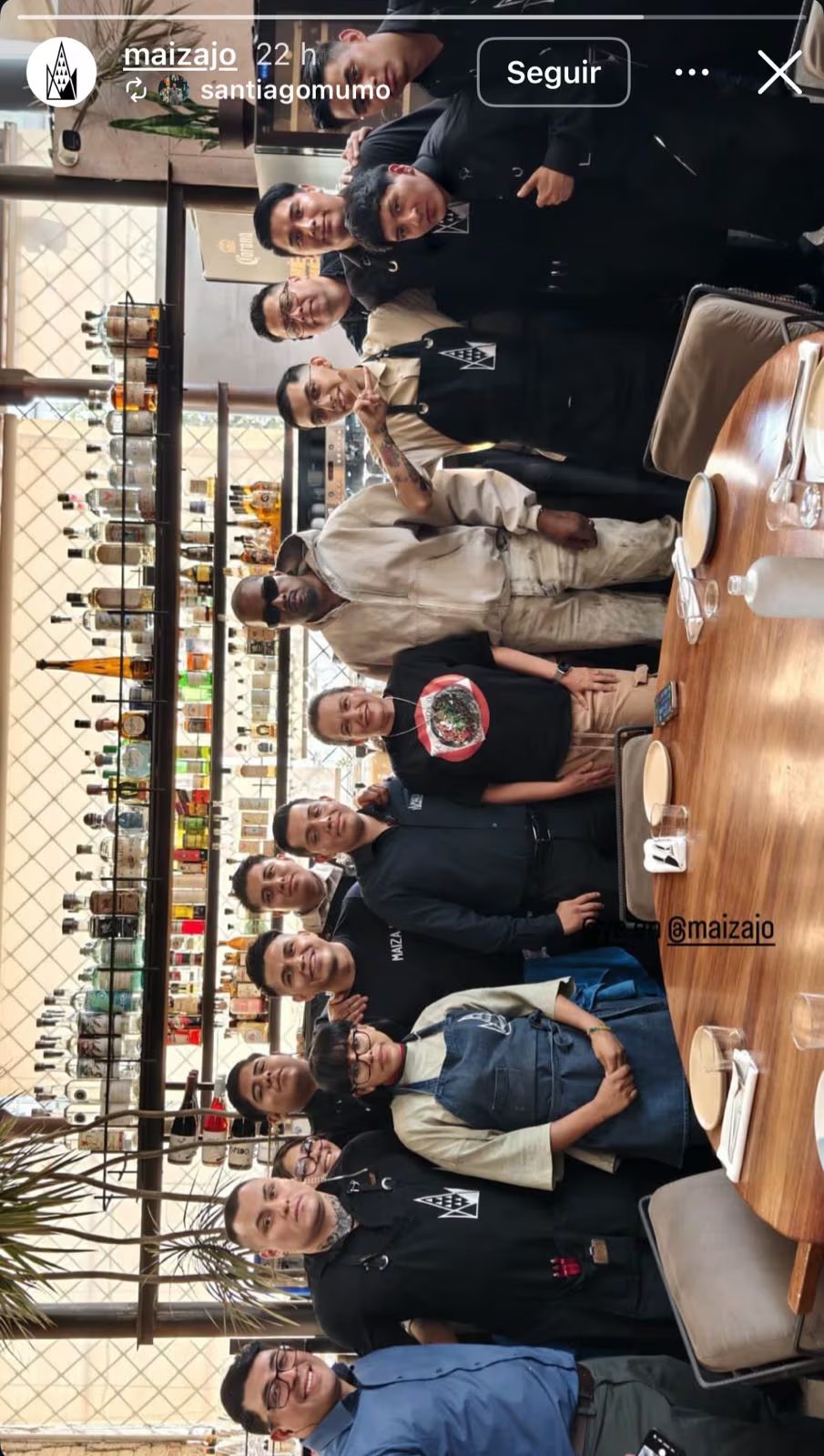 El rapero estadounidense causó revuelo al elegir Maizajo, famoso local de la colonia Condesa, para disfrutar de su experiencia culinaria en México. (Instagram/ @maizajo)