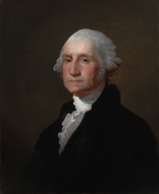 La histórica obra de Gilbert Stuart superó el precio estimado y formó parte de la subasta 'America at 250', que recaudó USD 35,5 millones (Christie's)