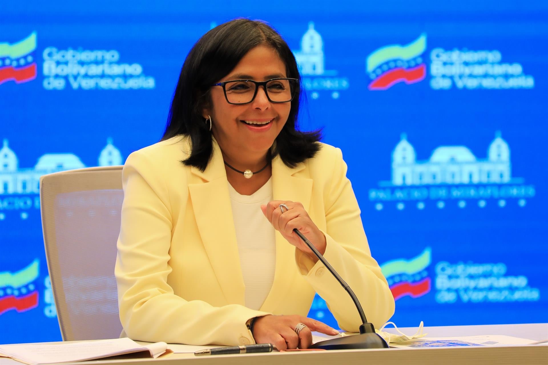 Delcy Rodríguez anunció el inicio del proceso de excarcelación de presos políticos en Venezuela (Europa Press)