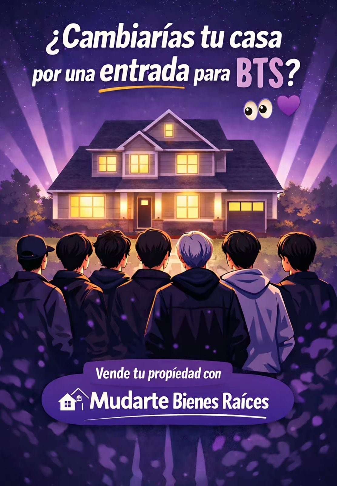 Integrantes de BTS protagonizan memes en redes peruanas, donde los fans bromean con la pregunta: “¿Cambiarías tu casa por una entrada para BTS?”.