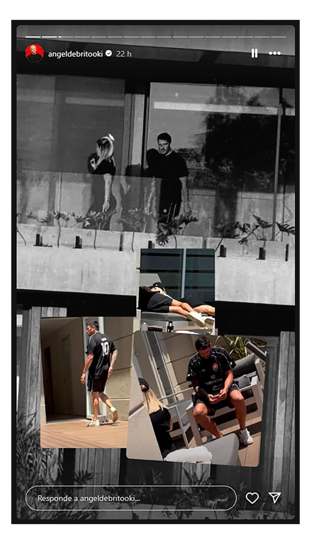 Ángel de Brito difundió en redes sociales fotos del acercamiento entre Wanda Nara y Martín Migueles, generando viralización inmediata