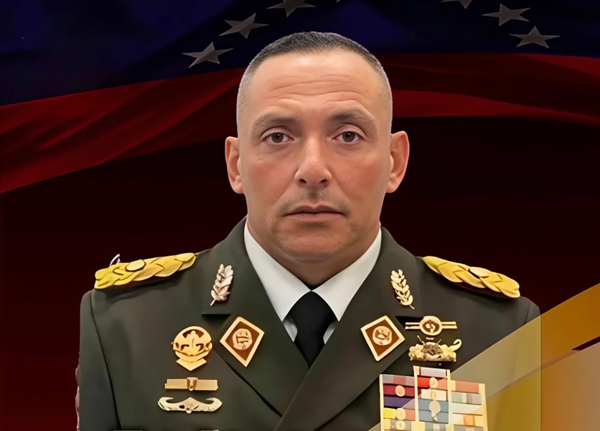 General de Brigada Gustavo Javier Bustos, segundo comandante y jefe del Estado Mayor del Comando Nacional Antidrogas