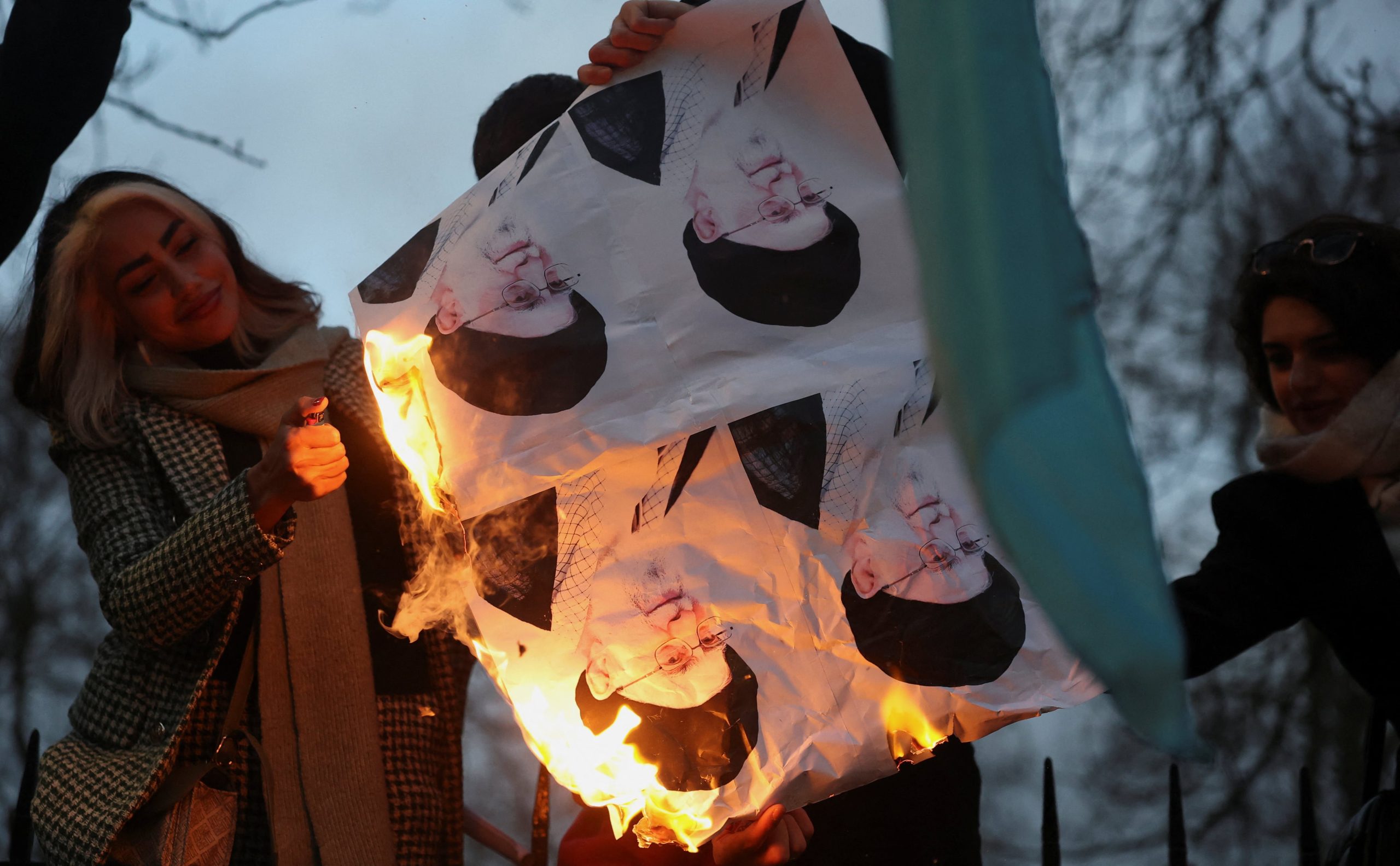 irán permanece en una situación volátil, con protestas activas y una fuerte presión interna y externa sobre el gobierno - crédito Toby Melville/Reuters