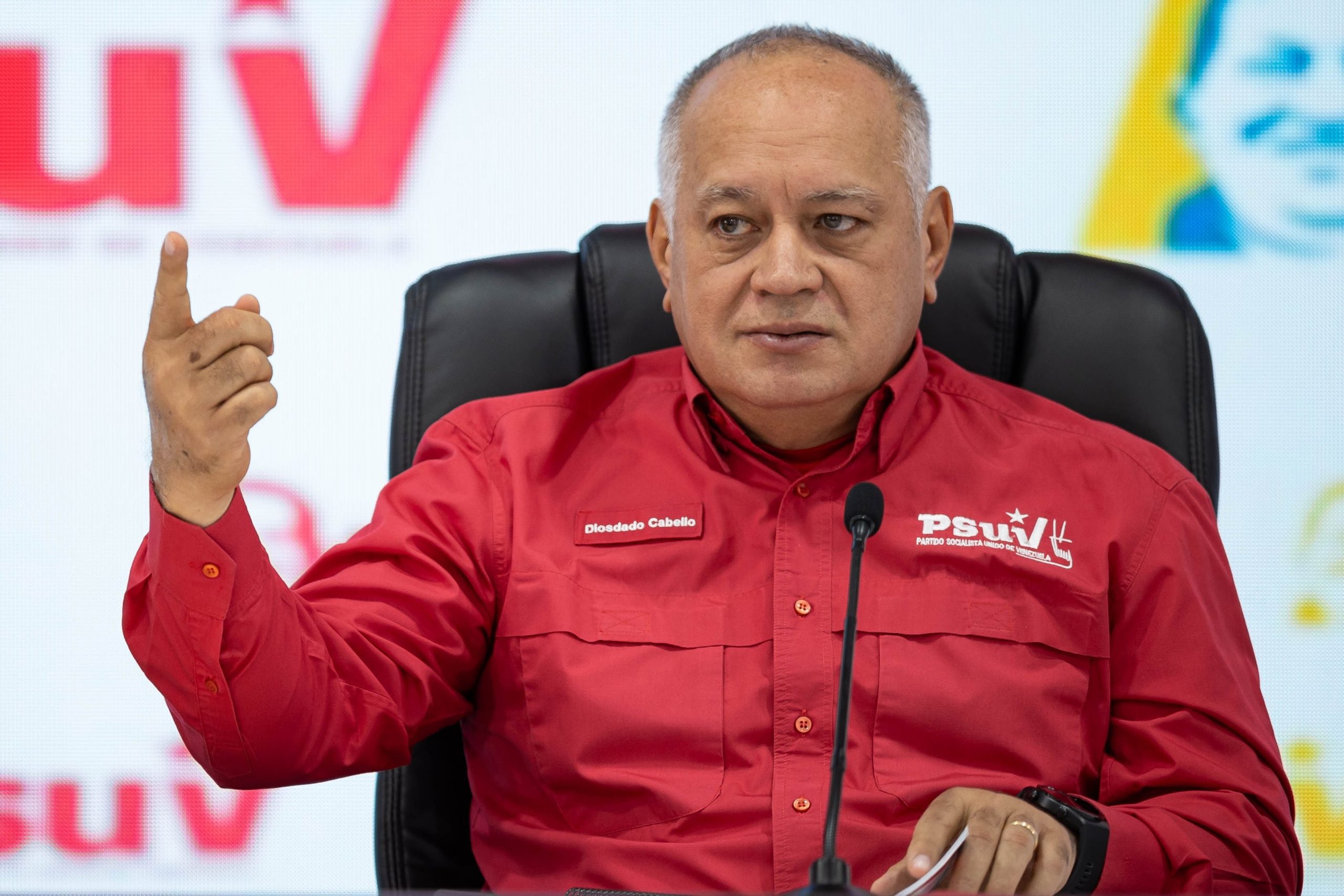 Cabello integra el reducido grupo de leales al chavismo en los que Trump decidió apoyarse como autoridades temporales para evitar un vacío de poder (EFE/ Ronald Peña R)
