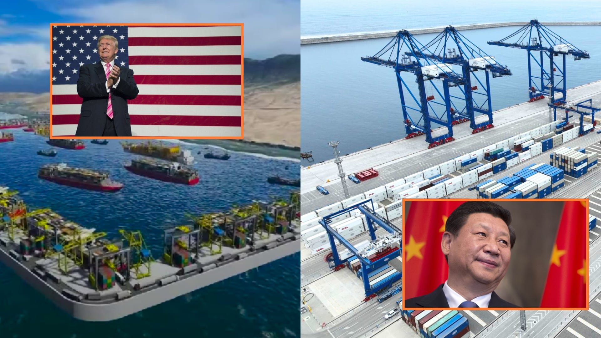 Excanciller propone negociar con Estados Unidos por el puerto de Corío. (Fotocomposición Infobae Perú (Marlon Carrasco)/Foto: Andina)