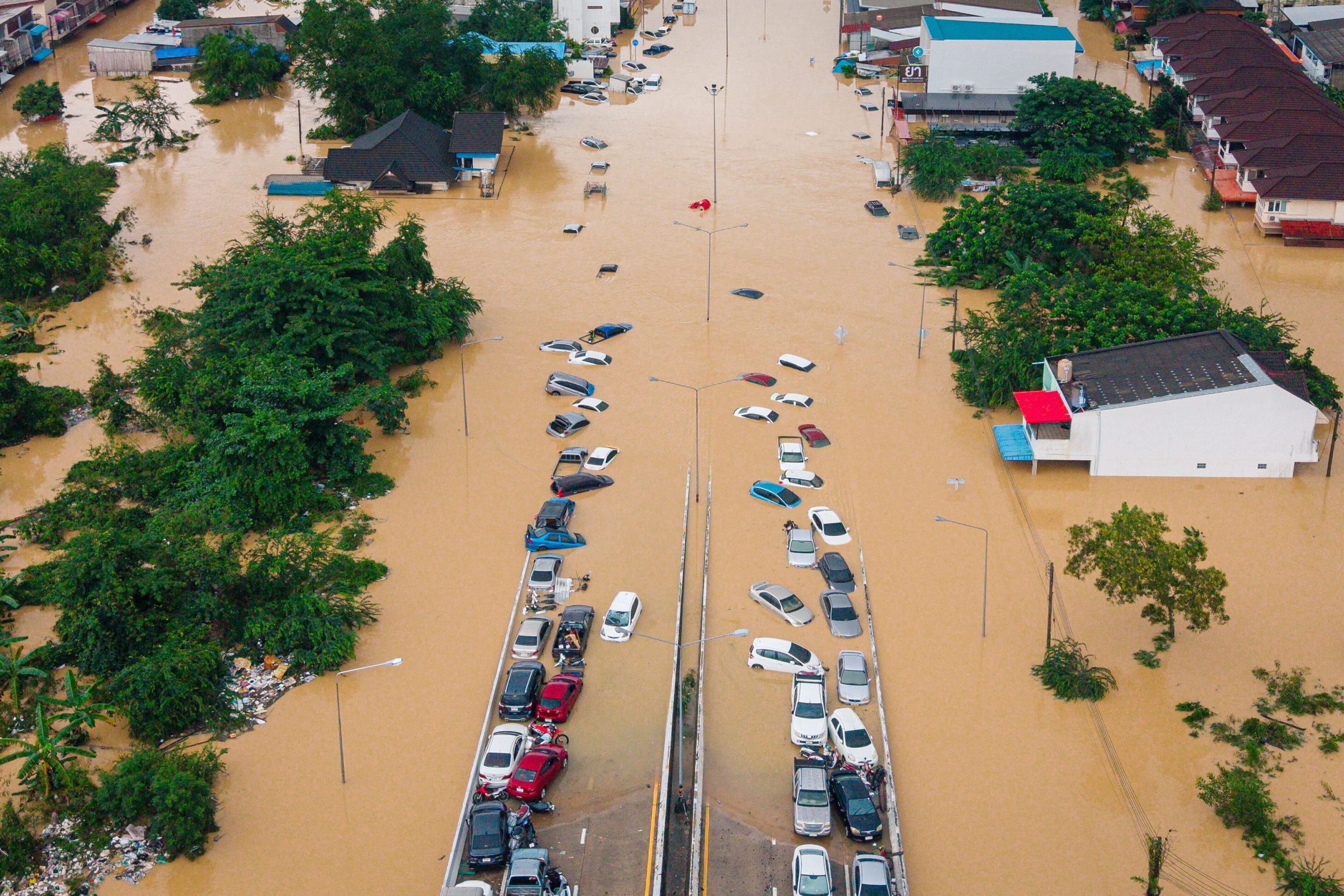 Especialistas analizaron desastres naturales, como las inundaciones en Tailandia, para estudiar el avance del calor (Foto AP/Arnun Chonmahatrakool)