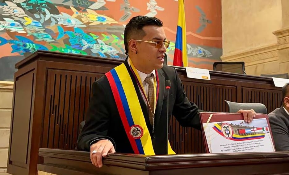 El artista recibió un reconocimiento denominado “Artista Ejemplo de Vida”, otorgado por los organizadores del evento - crédito Redes sociales