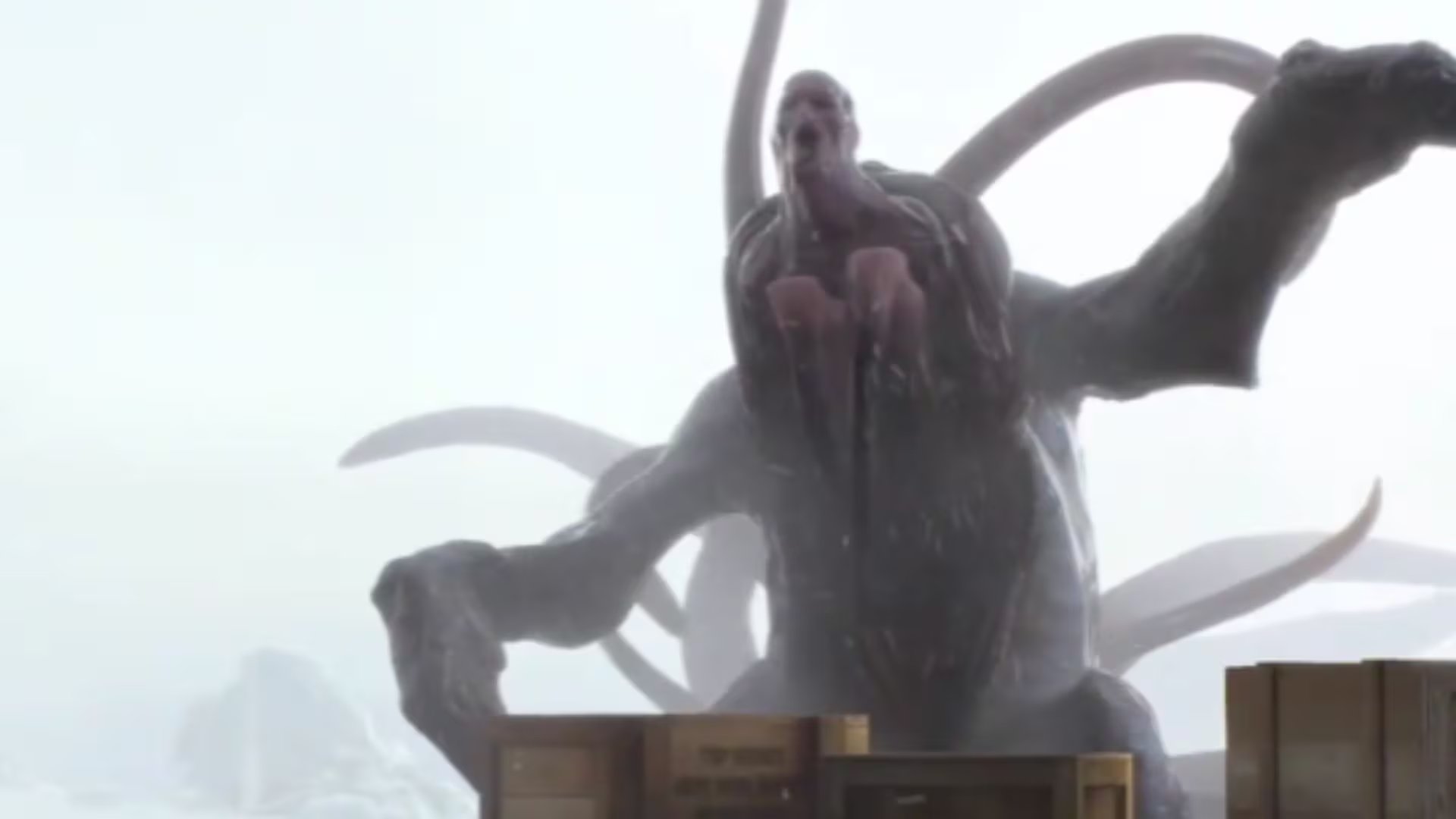 Imágenes de la escena compartida por Guillermo del Toro de su frustrada adaptación de 'Las montañas de la locura'. (Instagram)