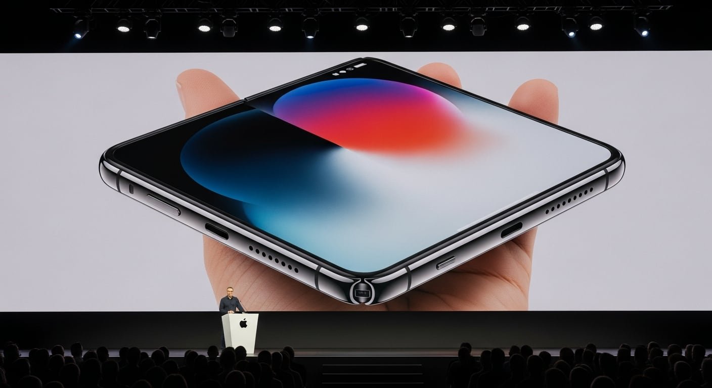 La eliminación del pliegue visible mejoraría la durabilidad, la estética y la satisfacción de los usuarios del iPhone Fold. (Imagen Ilustrativa Infobae)
