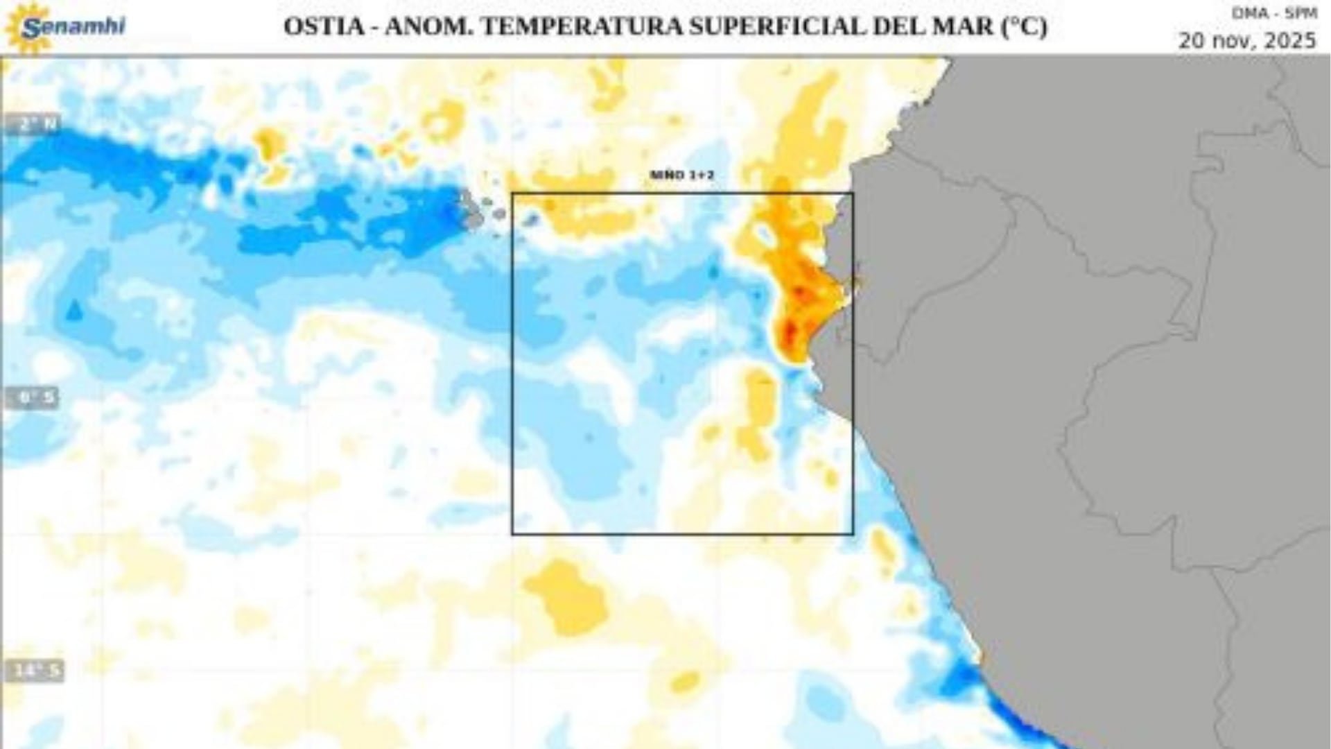 El estado de vigilancia declarado por el ENFEN responde al aumento de probabilidades de un evento El Niño débil. (Andina)