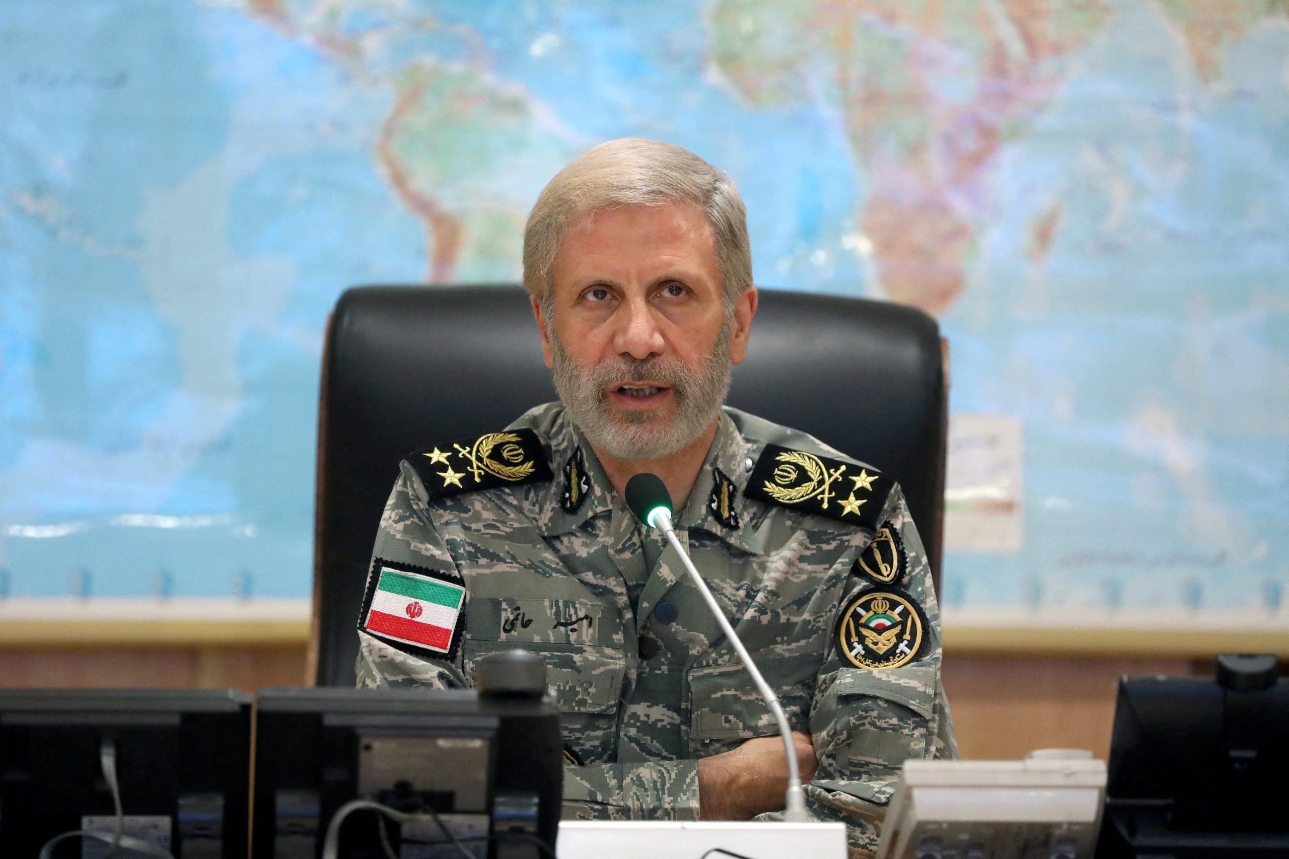 Comandante en jefe del Ejército iraní, Amir Hatami. Ejército iraní/WANA (Agencia de Noticias de Asia Occidental)/Distribuido vía REUTERS