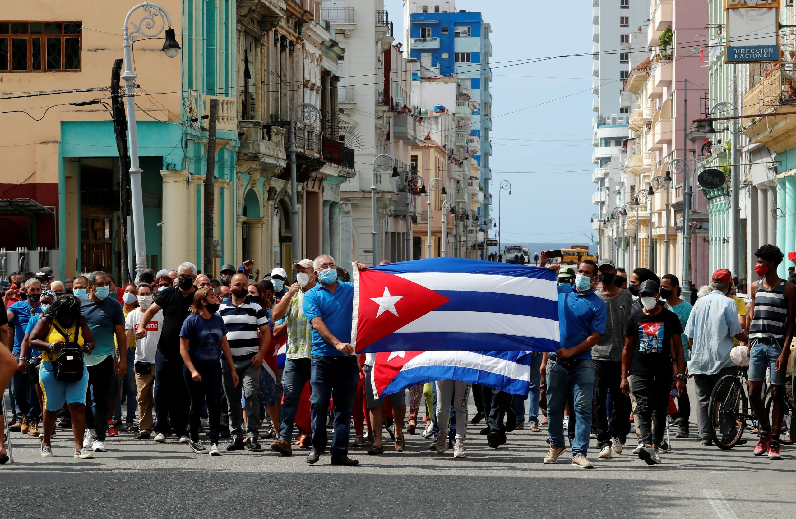 Las protestas del 11 de julio de 2021 dejaron cerca de mil personas encarceladas en Cuba (EFE)
