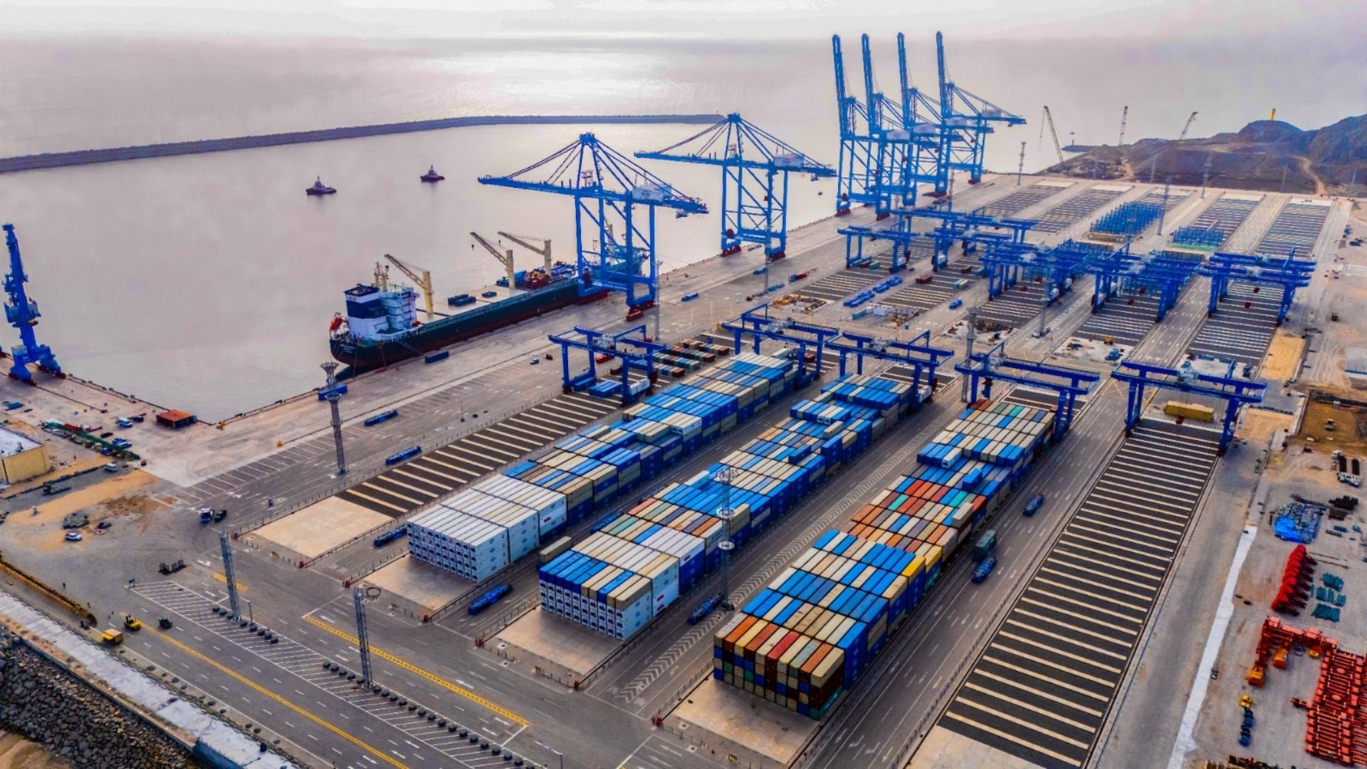 El megapuerto de Chancay fue abierto a finales de 2024. Foto: difusión