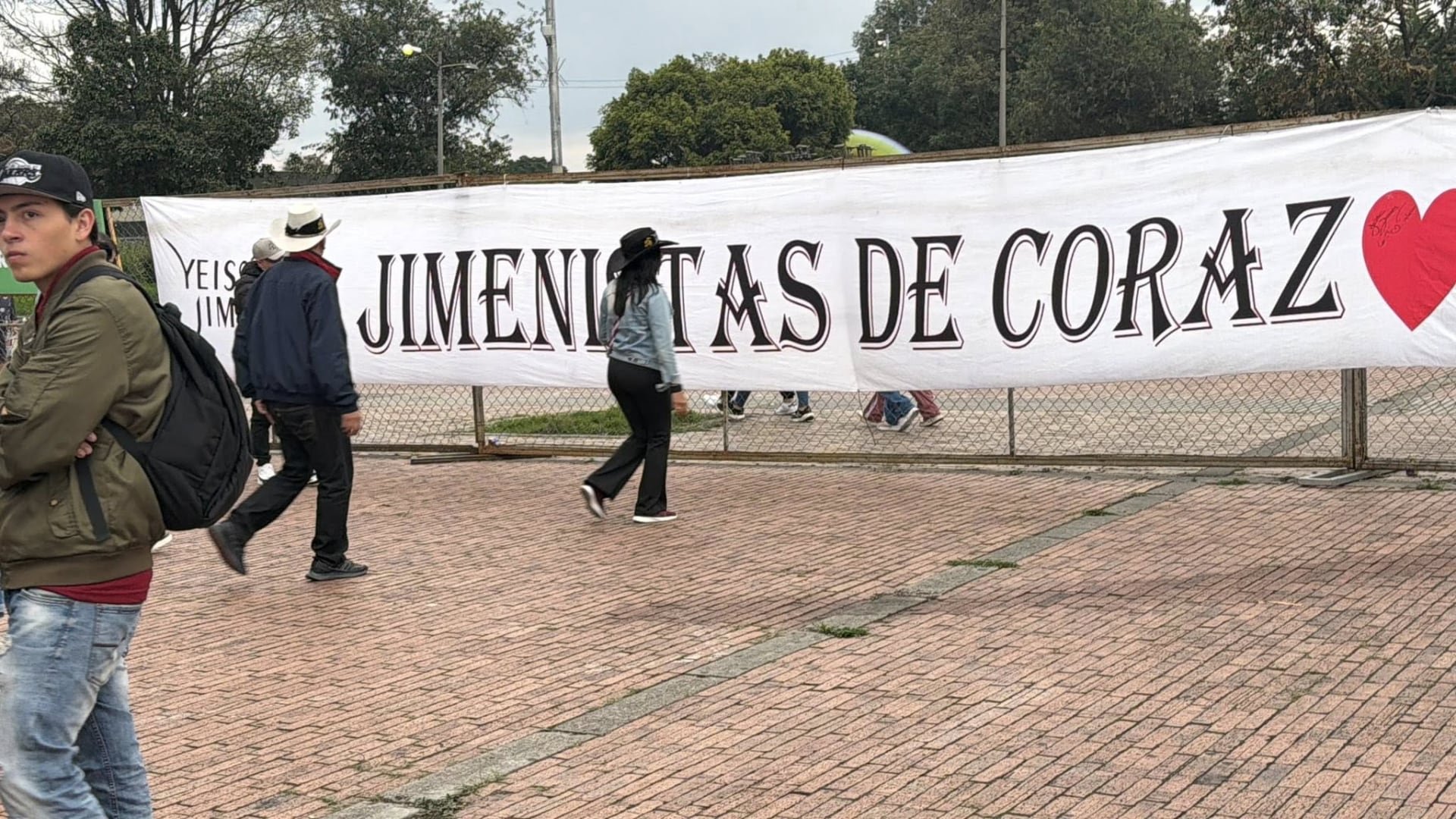 El 11 de enero, cientos de personas se reunieron en El Campín para darle un adiós lleno de respeto y gratitud a Yeison Jiménez - crédito Arley Gutiérrez Chicu/Facebook