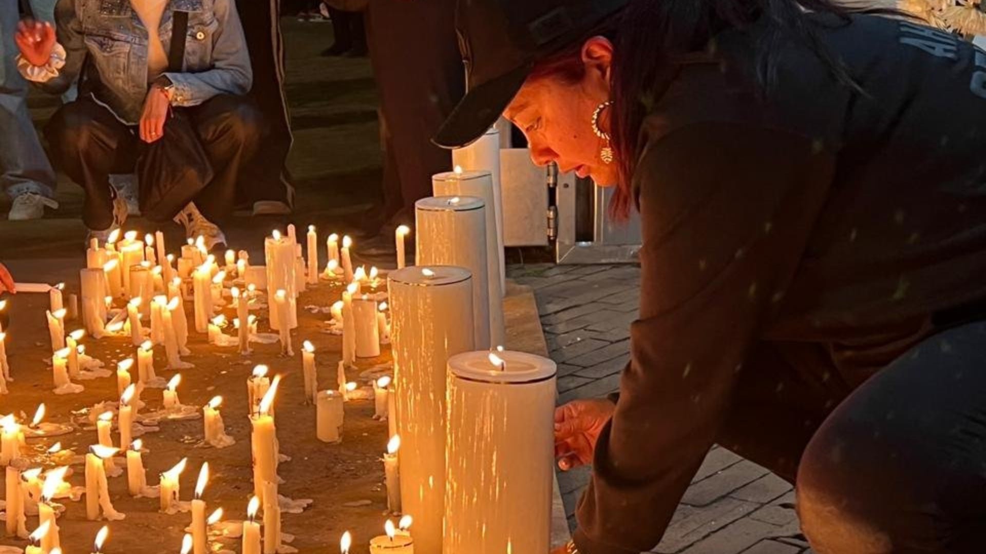 Con una velatón en el Campín, seguidores de Yeison Jiménez honraron su memoria el domingo 11 de enero - crédito Arley Gutiérrez Chicu/Facebook