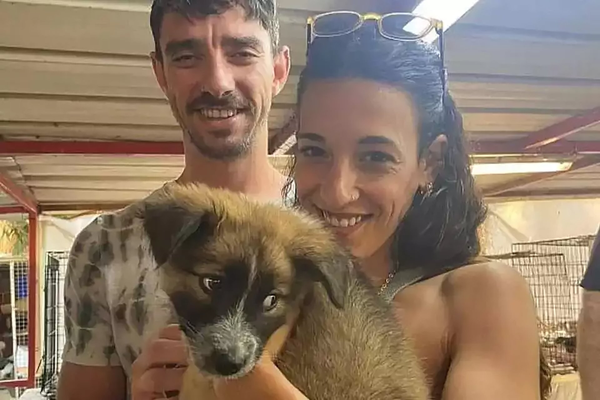 Ariel Cunio y su novia Arbel, que también estuvo 482 días en cautiverio en Gaza