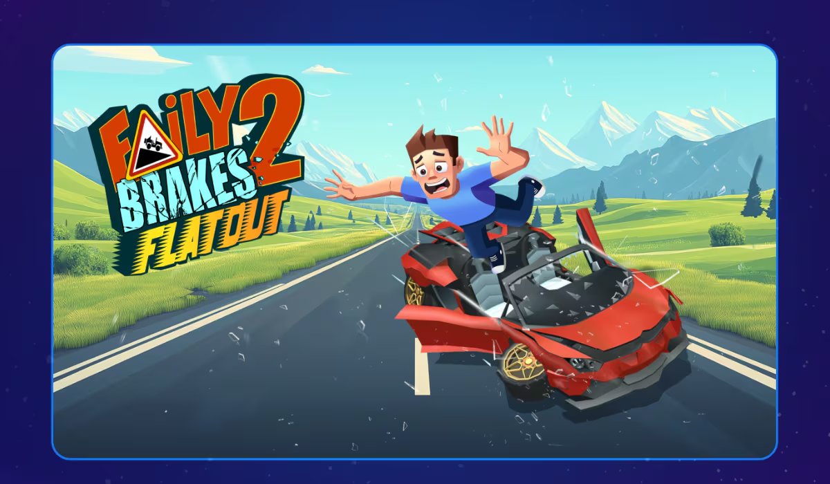 Faily Brakes 2 es un juego de conducción que desafía a los usuarios a romper las reglas. (Epic Games)