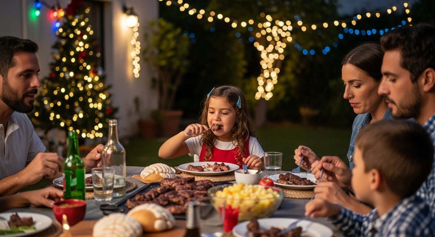 La ingesta apresurada de alimentos festivos eleva los picos de glucosa y lípidos, afectando el metabolismo y la salud. (Imagen Ilustrativa Infobae)