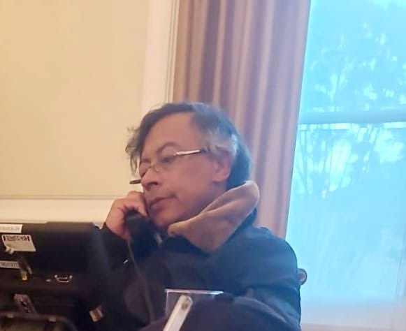 Donald Trump y Gustavo Petro tuvieron su primer diálogo el pasado 7 de enero, tras varios enfrentamientos mediáticos - crédito suministrada a Infobae Colombia