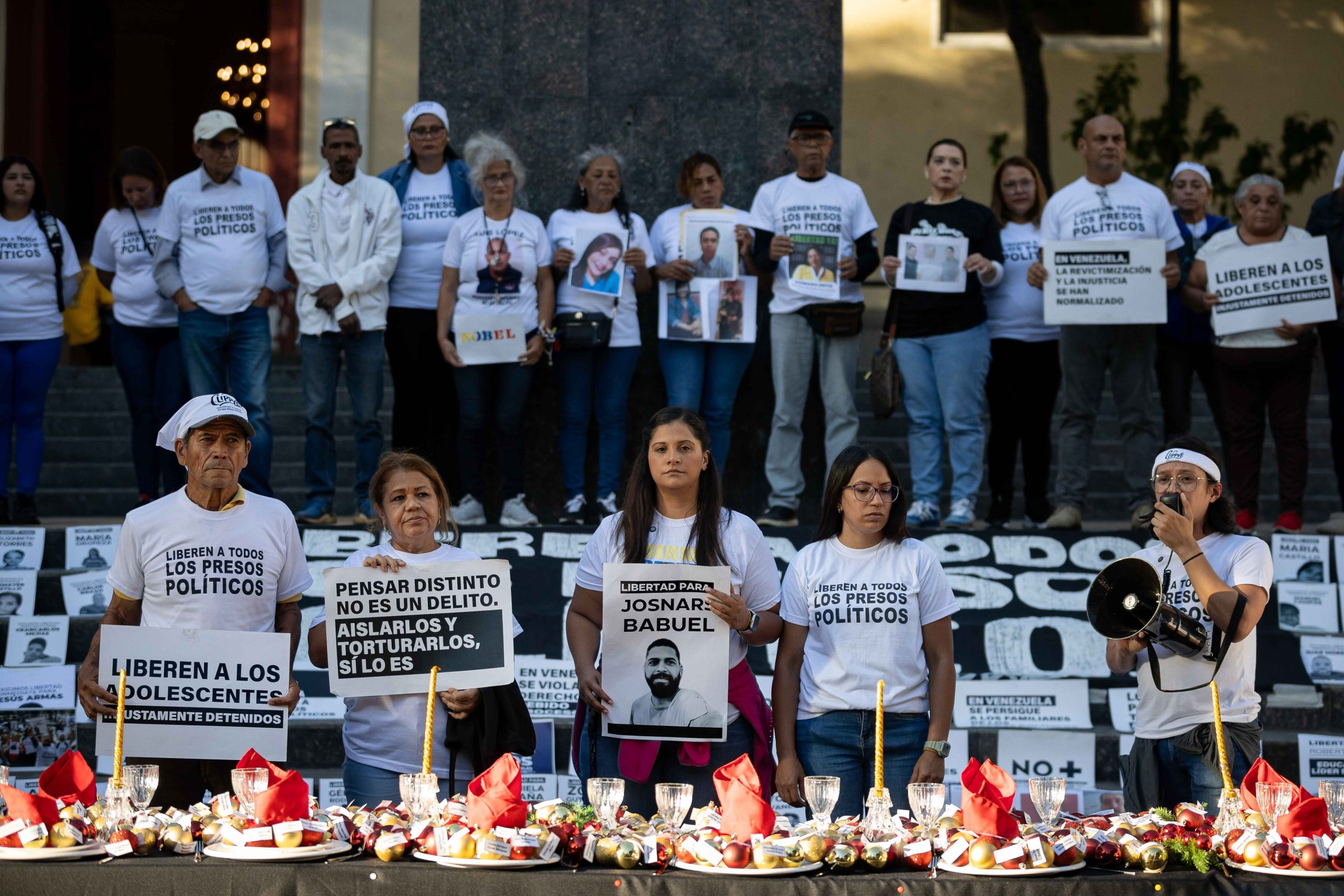 Diferentes organizaciones se han unido para pedir la libertad de los presos políticos y extranjeros en Venezuela - crédito EFE 