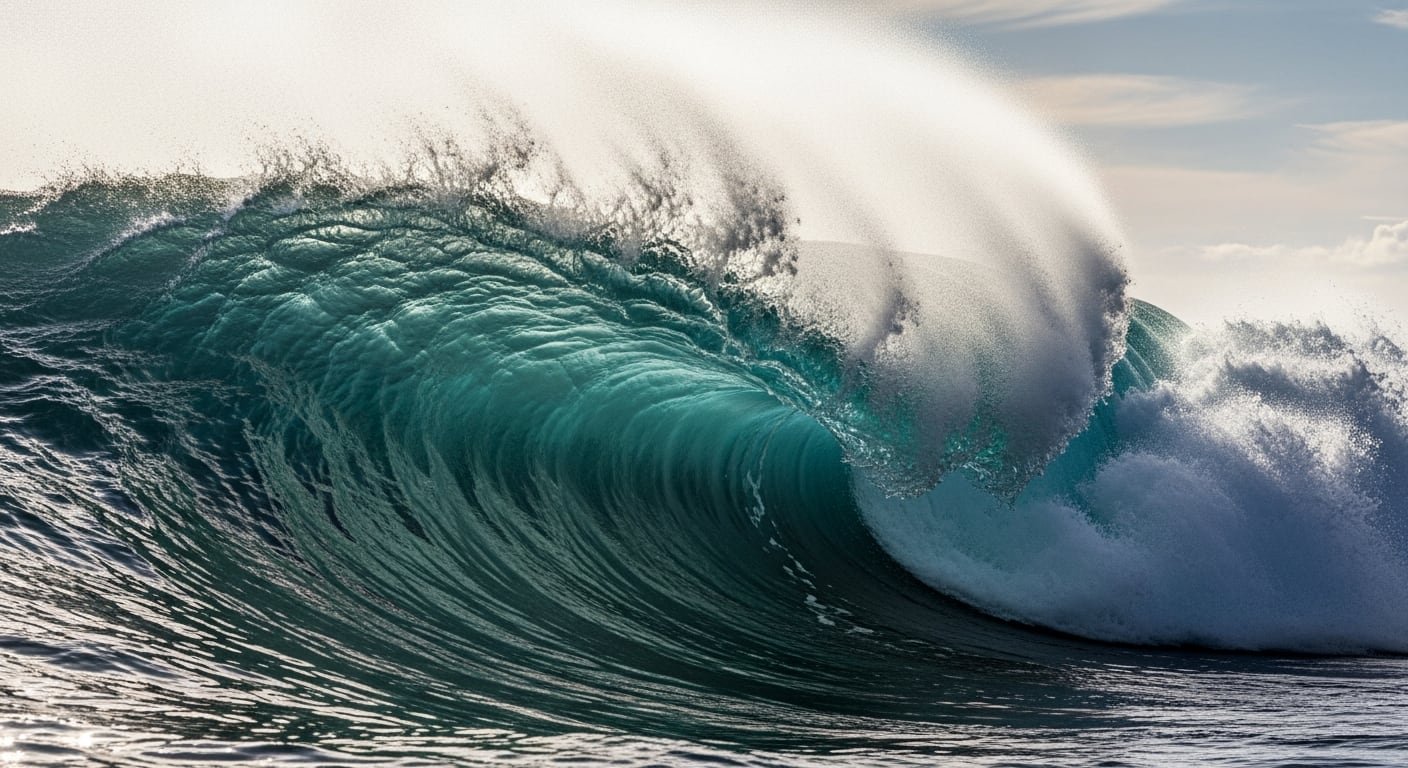 El meteotsunami es una ola impulsada por bruscos cambios de presión atmosférica, distinta de los tsunamis tradicionales (Imagen Ilustrativa Infobae)