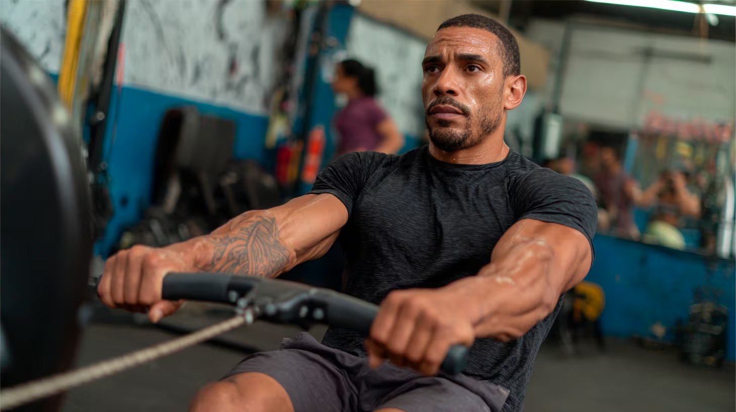 La activación de las fibras musculares de contracción rápida, responsables del crecimiento muscular, ocurre al llegar cerca del esfuerzo máximo en cada serie
(Imagen Ilustrativa Infobae)