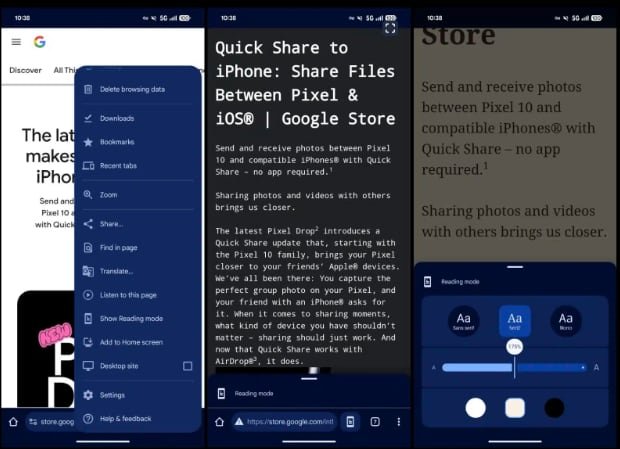 Google Chrome rediseña su Modo Lectura para usuarios de Android. (Foto: 9to5Google)