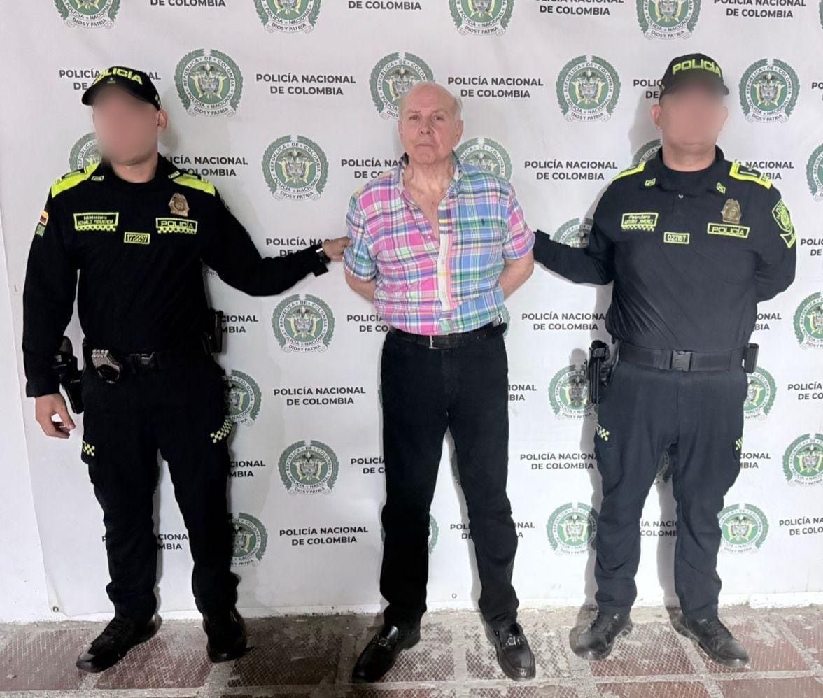 Visbal Martelo se movilizaba en un vehículo particular cuando fue requerido en un puesto de control policial - crédito Policía Nacional
