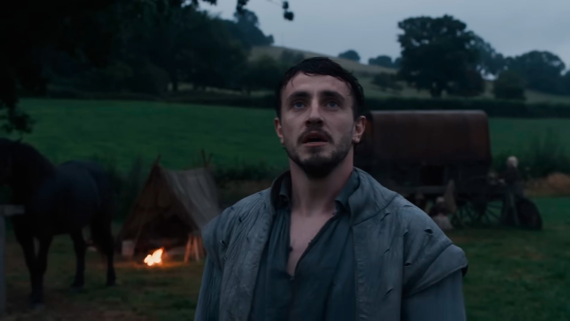 La obra adaptada explora la vida íntima de Shakespeare y se centra en el dolor de Anne Hathaway tras la muerte de su hijo Hamnet (Universal Pictures)