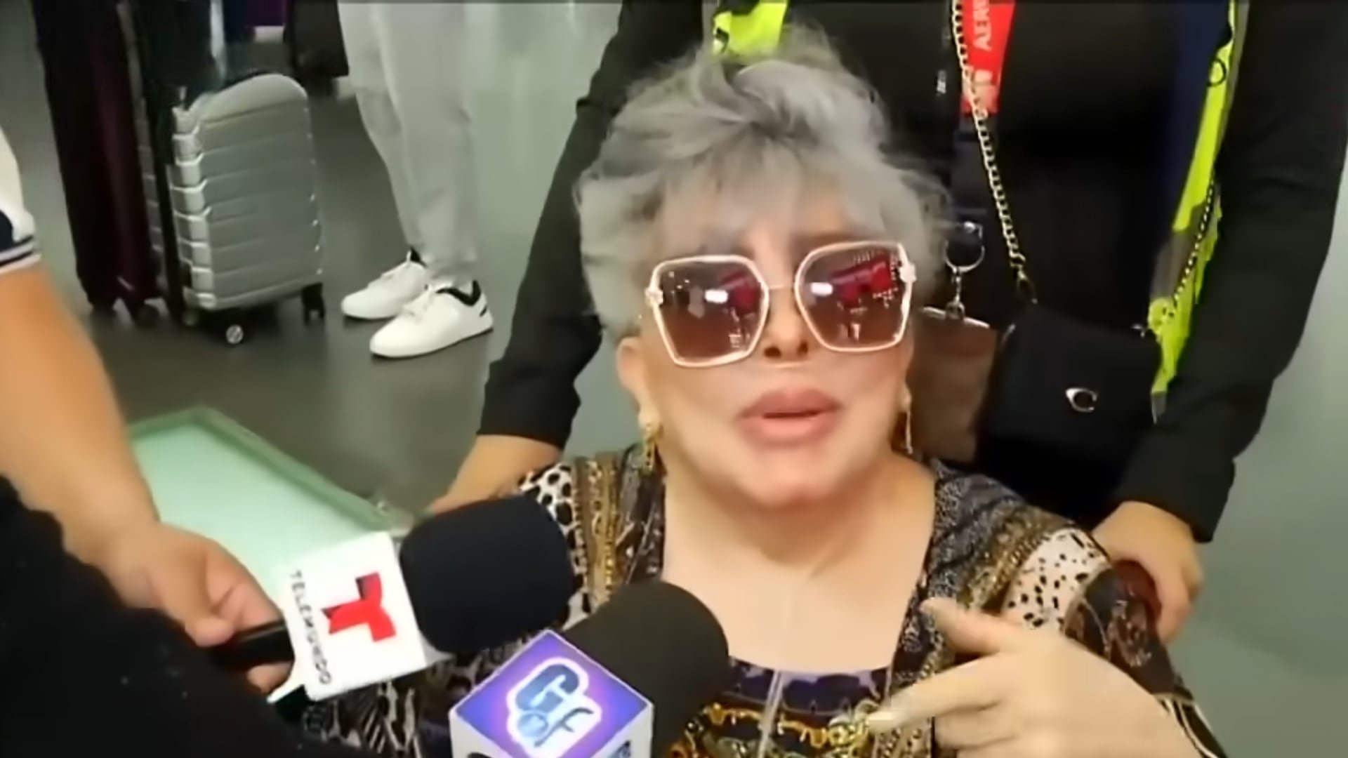 La actriz Verónica Castro permanece internada desde el 14 de enero de 2026 en un hospital de la Ciudad de México (Imagen Televisión, YouTube)