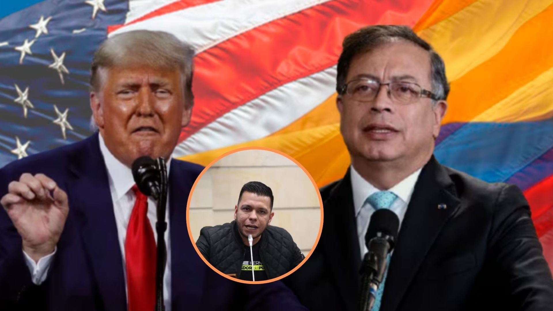 El senador solicita oficialmente al gobierno de Estados Unidos investigar posibles vínculos entre Gustavo Petro y el régimen de Nicolás Maduro - crédito Montaje Infobae