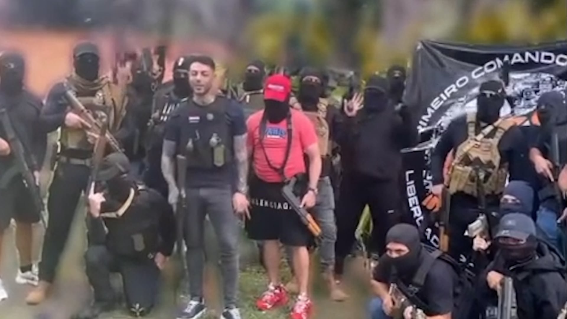 Sebastián Marset, en una de sus reapariciones mientras continúa prófugo