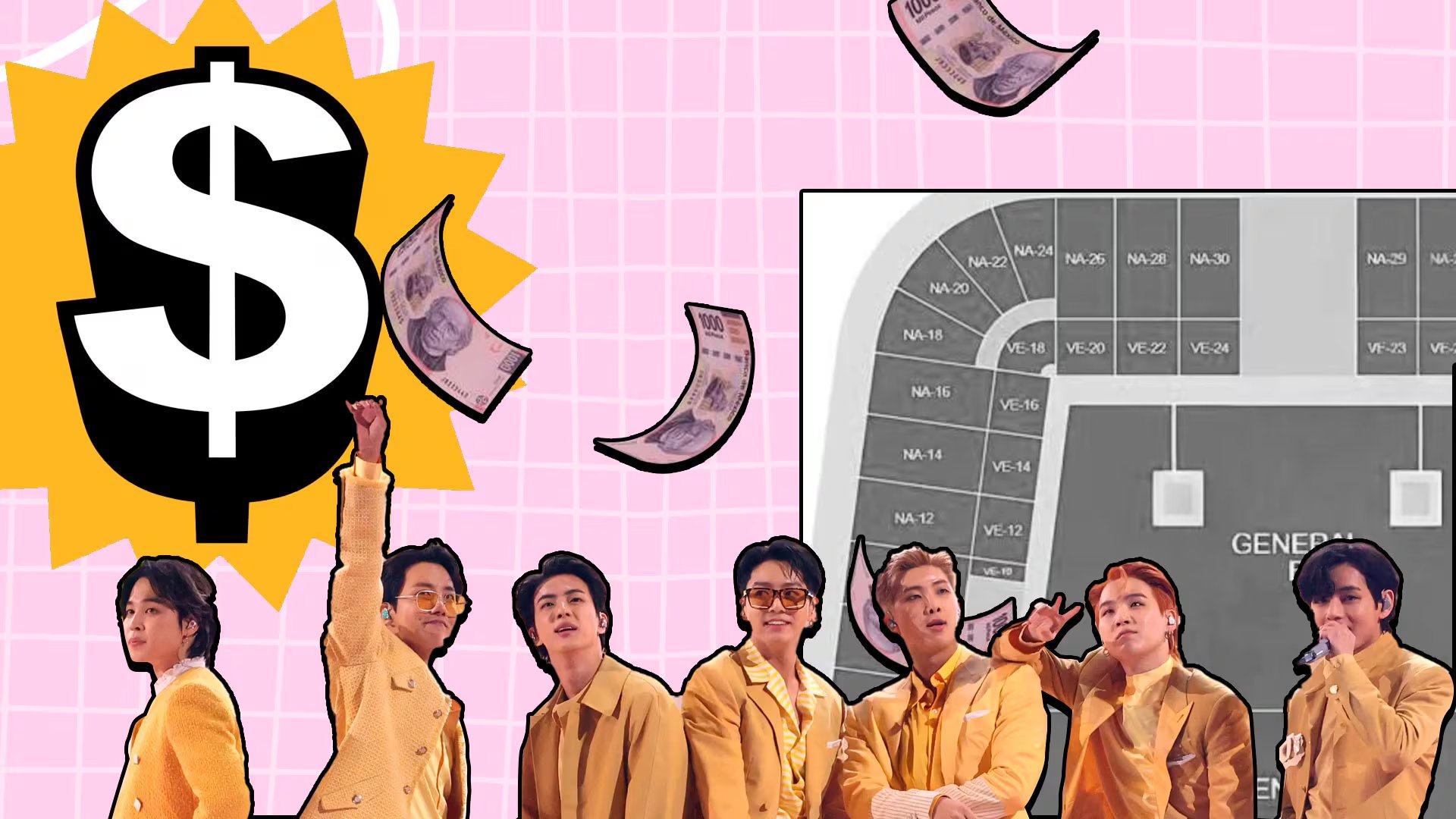 La boletera anunció los precios anticipados tras las exigencias de las armys (Jovani Pérez/Infobae)