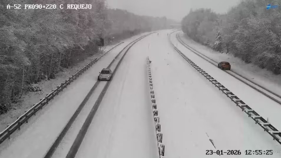 Estado de las carreteras por la borrasca Ingrid. (DGT/X)
