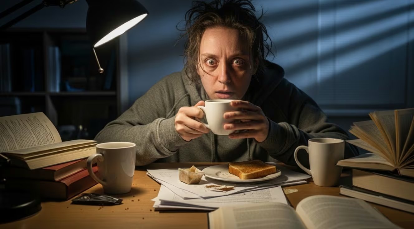 El consumo de cafeína en dosis elevadas incrementa el riesgo de insomnio, ansiedad, nerviosismo y agrava problemas de salud mental, según expertos (Imagen Ilustrativa Infobae)