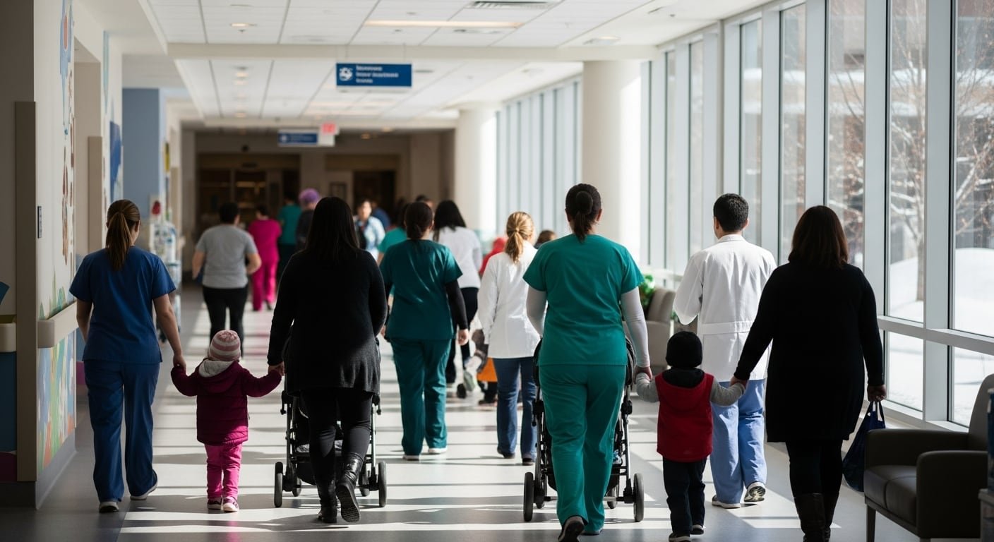 Los CDC informan que la tasa de hospitalización por gripe en niños es la segunda más alta en quince años, con 14.153 ingresos reportados al inicio de enero. (Imagen Ilustrativa Infobae)