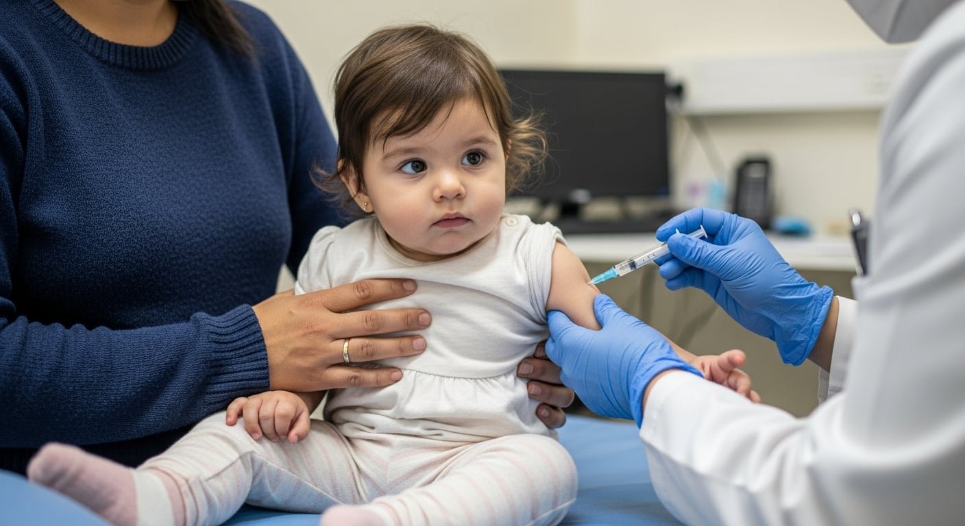 La cobertura de vacunación antigripal infantil cayó a su nivel más bajo desde 2019, con solo el 42,5% de los niños inmunizados contra la gripe. (Imagen Ilustrativa Infobae)